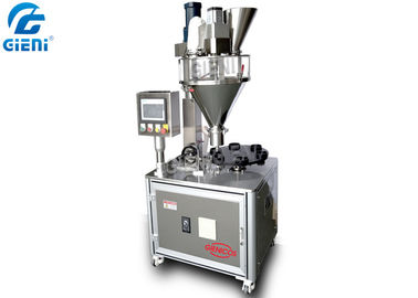 Un buen precio. boca cosmética de la máquina de rellenar del polvo del clavo 1.5KW sola con el molde de la placa giratoria en línea