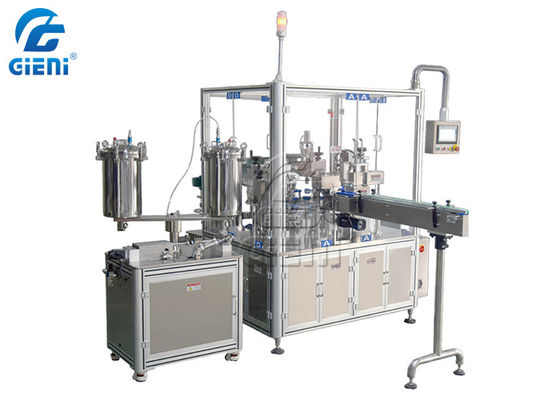 Un buen precio. SUS304 máquina de rellenar del rimel del motor servo del tanque 2ml en línea