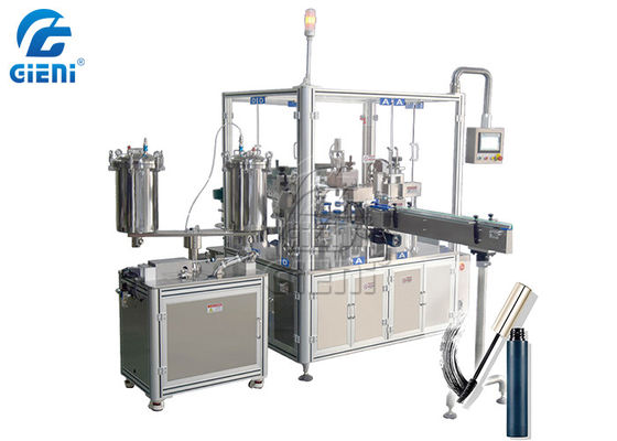 Un buen precio. 20L máquina que capsula de relleno del rimel rotatorio del tanque 14ml en línea