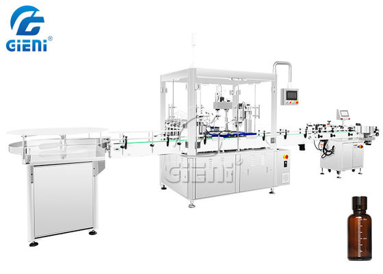 Un buen precio. Máquina de rellenar rotatoria de la botella cosmética del dropper del PLC en línea