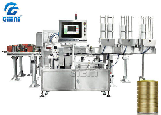 Un buen precio. máquina de etiquetado cargada de leche en polvo del casquillo de 1.5Kw 0.6MPa en línea