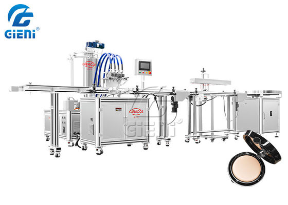 Un buen precio. máquina de embotellado cosmética poner crema de la loción de la máquina de rellenar 100ml en línea