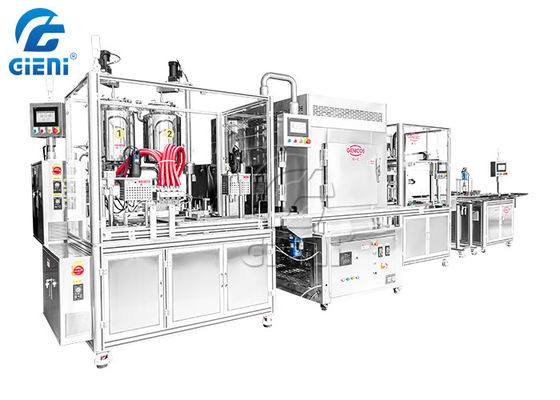 Un buen precio. equipo de fabricación de la barra de labios de 960Pcs/Min Silicone Cosmetic Filling Machine en línea