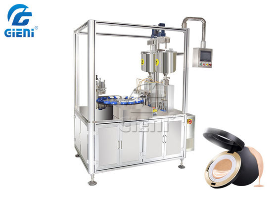 Máquina de rellenar poner crema cosmética 10pcs/Min With del cc 16 estaciones rotatorias