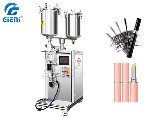 Un buen precio. Máquina de rellenar del rimel dual vertical semi automático de la boca en línea
